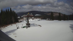 Horní část sjezdovky Skiareálu Ramzová