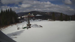 Horní část sjezdovky Skiareálu Ramzová