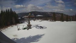 Horní část sjezdovky Skiareálu Ramzová