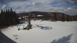 Horní část sjezdovky Skiareálu Ramzová