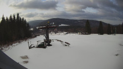 Horní část sjezdovky Skiareálu Ramzová