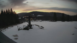 Horní část sjezdovky Skiareálu Ramzová