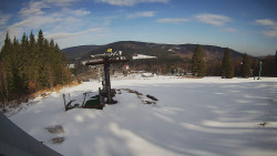 Horní část sjezdovky Skiareálu Ramzová