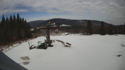 Horní část sjezdovky Skiareálu Ramzová