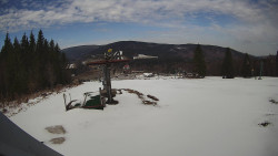 Horní část sjezdovky Skiareálu Ramzová