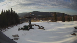 Horní část sjezdovky Skiareálu Ramzová