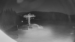 Horní část sjezdovky Skiareálu Ramzová