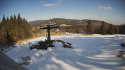 Horní část sjezdovky Skiareálu Ramzová