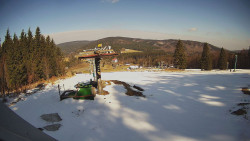 Horní část sjezdovky Skiareálu Ramzová