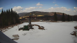 Horní část sjezdovky Skiareálu Ramzová