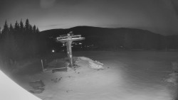 Horní část sjezdovky Skiareálu Ramzová