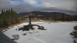 Horní část sjezdovky Skiareálu Ramzová