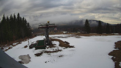 Horní část sjezdovky Skiareálu Ramzová