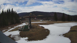 Horní část sjezdovky Skiareálu Ramzová