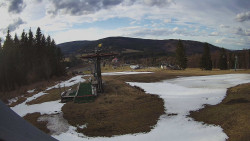 Horní část sjezdovky Skiareálu Ramzová