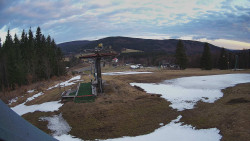 Horní část sjezdovky Skiareálu Ramzová