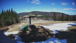 Horní část sjezdovky Skiareálu Ramzová