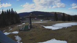 Horní část sjezdovky Skiareálu Ramzová