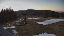 Horní část sjezdovky Skiareálu Ramzová