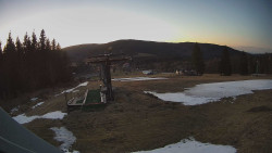 Horní část sjezdovky Skiareálu Ramzová