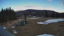 Horní část sjezdovky Skiareálu Ramzová