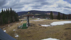 Horní část sjezdovky Skiareálu Ramzová