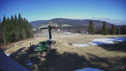 Horní část sjezdovky Skiareálu Ramzová