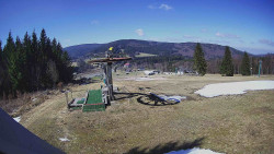 Horní část sjezdovky Skiareálu Ramzová