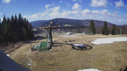 Horní část sjezdovky Skiareálu Ramzová