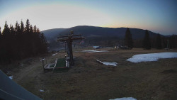 Horní část sjezdovky Skiareálu Ramzová