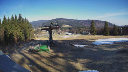 Horní část sjezdovky Skiareálu Ramzová