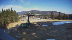 Horní část sjezdovky Skiareálu Ramzová