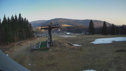 Horní část sjezdovky Skiareálu Ramzová