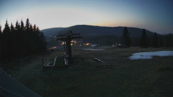 Horní část sjezdovky Skiareálu Ramzová