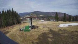 Horní část sjezdovky Skiareálu Ramzová