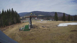 Horní část sjezdovky Skiareálu Ramzová