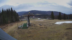 Horní část sjezdovky Skiareálu Ramzová