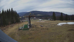 Horní část sjezdovky Skiareálu Ramzová