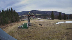 Horní část sjezdovky Skiareálu Ramzová