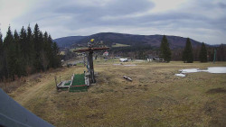 Horní část sjezdovky Skiareálu Ramzová