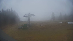 Horní část sjezdovky Skiareálu Ramzová