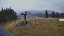 Horní část sjezdovky Skiareálu Ramzová