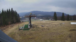 Horní část sjezdovky Skiareálu Ramzová