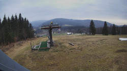 Horní část sjezdovky Skiareálu Ramzová