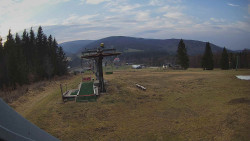 Horní část sjezdovky Skiareálu Ramzová