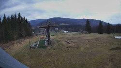 Horní část sjezdovky Skiareálu Ramzová