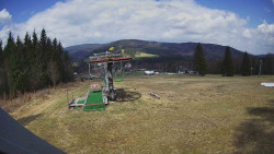 Horní část sjezdovky Skiareálu Ramzová