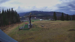 Horní část sjezdovky Skiareálu Ramzová