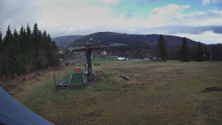 Horní část sjezdovky Skiareálu Ramzová