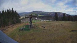 Horní část sjezdovky Skiareálu Ramzová